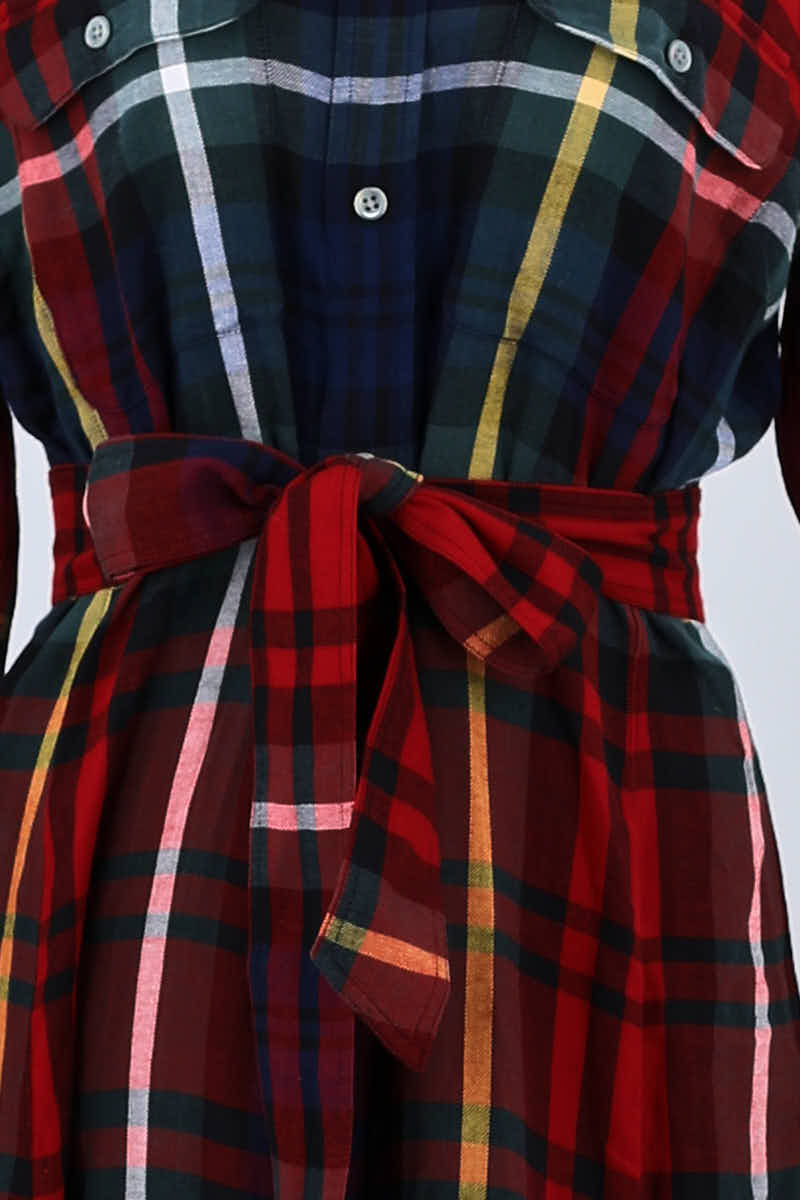 Robe Ralph Lauren Rouge en Coton