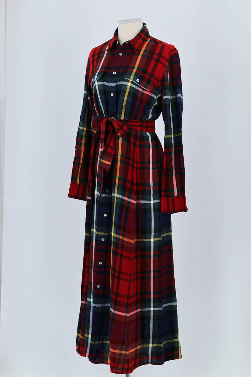 Robe Ralph Lauren Rouge en Coton