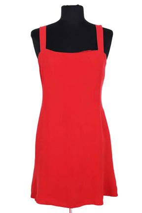 Robe Ralph Lauren Rouge en Coton, taille M - Seconde Main