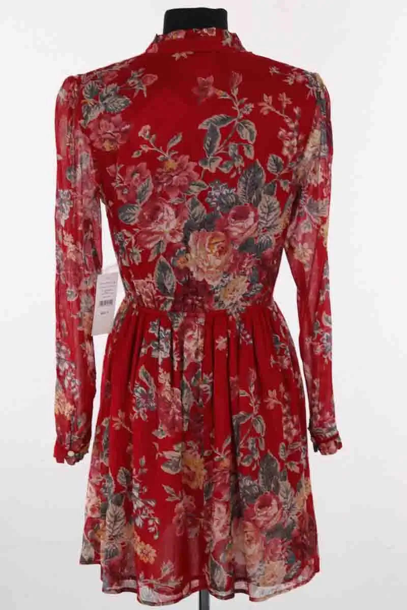 Robe Ralph Lauren Rouge en Synthétique