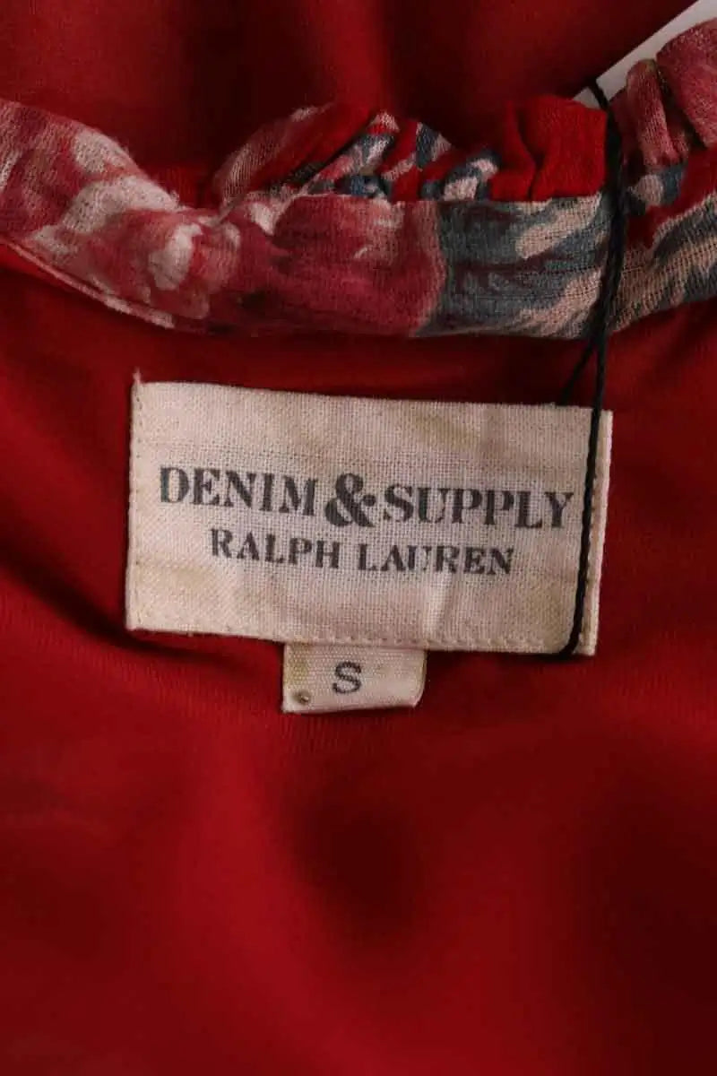 Robe Ralph Lauren Rouge en Synthétique