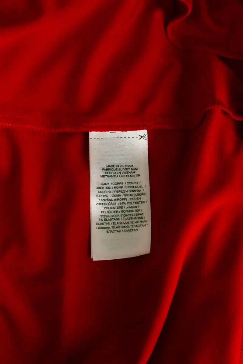 Robe Ralph Lauren Rouge en Synthétique