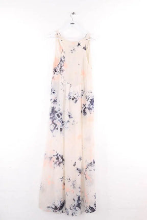 Robe Raquel Allegra Beige en Soie