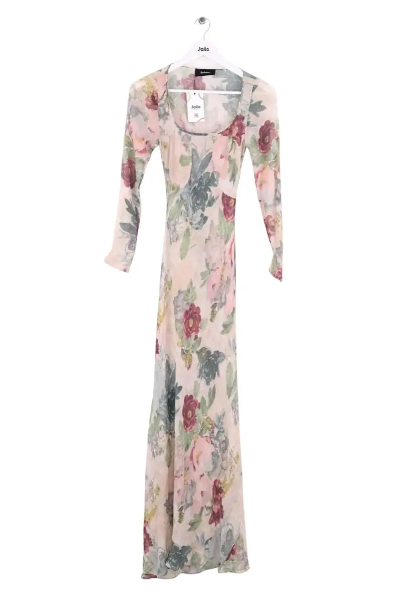 Robe Réalisation Beige en Soie, taille XXS - Seconde Main