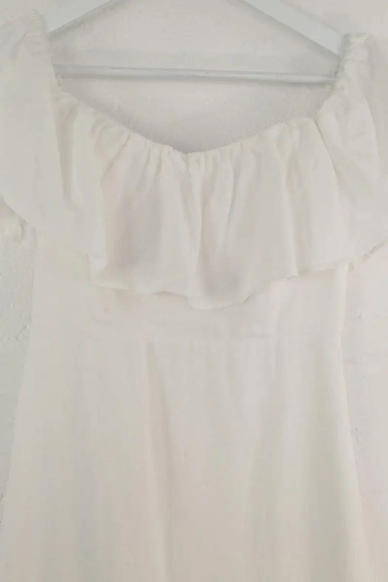 Robe Reformation Blanc en Lin
