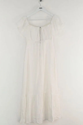 Robe Reformation Blanc en Lin
