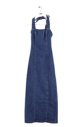 Robe Reformation Bleu en Coton - élasthanne, taille XS - Seconde Main