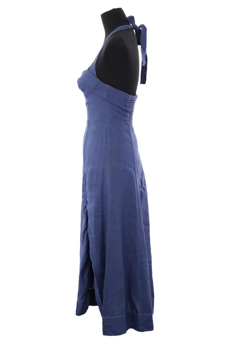 Robe Reformation Bleu en Lin