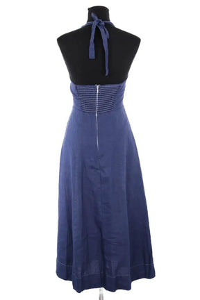 Robe Reformation Bleu en Lin