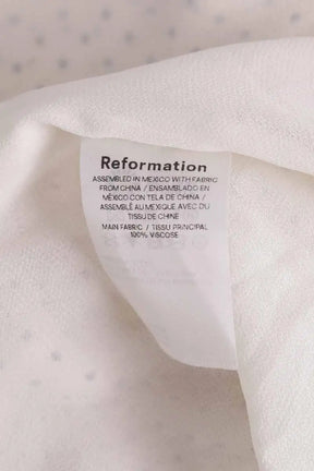 Robe Reformation Ecru en Viscose