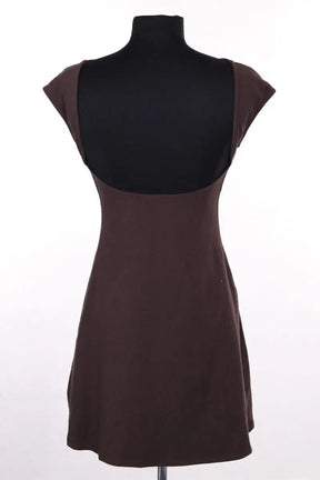 Robe Reformation Marron en Coton