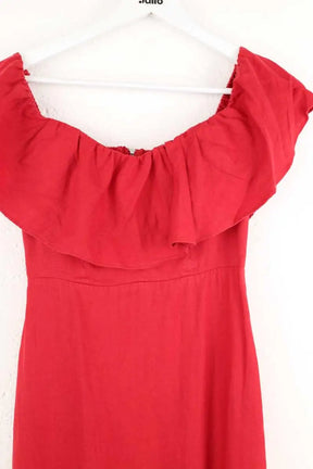 Robe Reformation Marron en Lin
