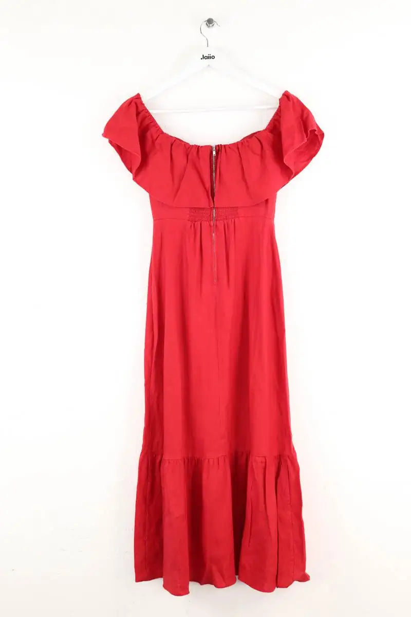 Robe Reformation Marron en Lin