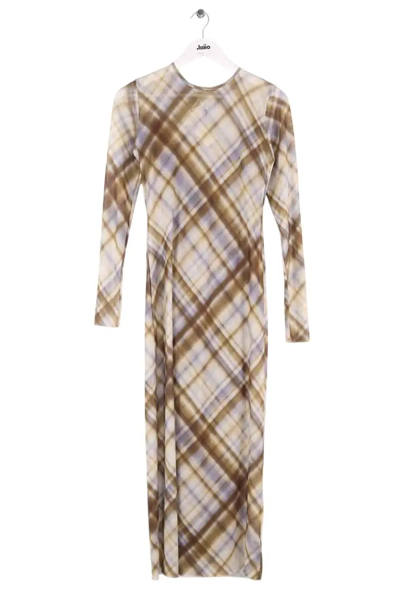 Robe Reformation Marron en Synthétique, taille XS - Seconde Main
