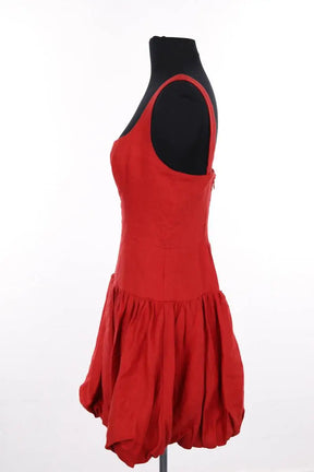 Robe Reformation Rouge en Lin