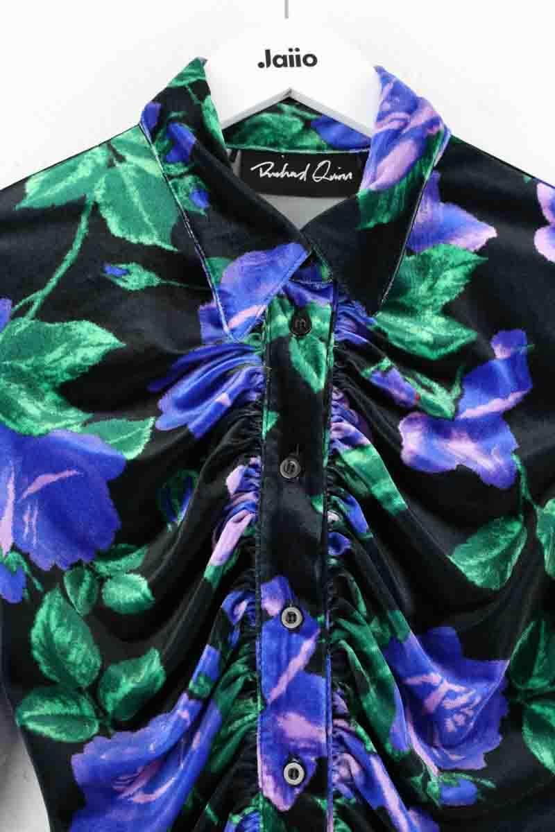 Robe Richard Quinn Multicolore en Polyester