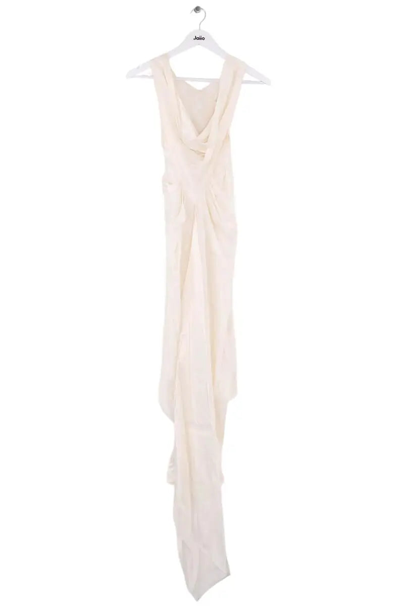 Robe Rick Owens Ecru en Synthétique, taille M - Seconde Main