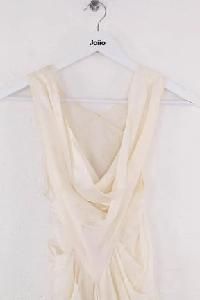 Robe Rick Owens Ecru en Synthétique