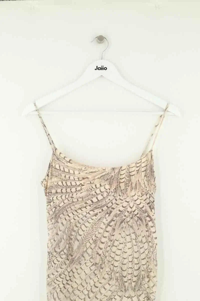 Robe Roberto Cavalli Beige en Synthétique