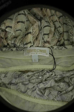 Robe Roberto Cavalli Beige en Synthétique