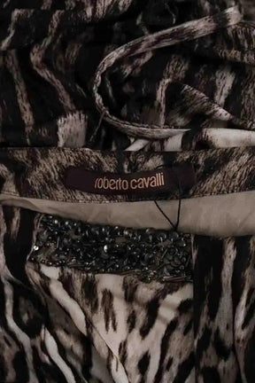 Robe Roberto Cavalli Blanc en Viscose
