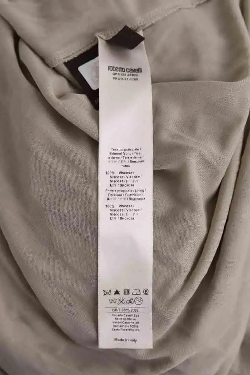 Robe Roberto Cavalli Blanc en Viscose