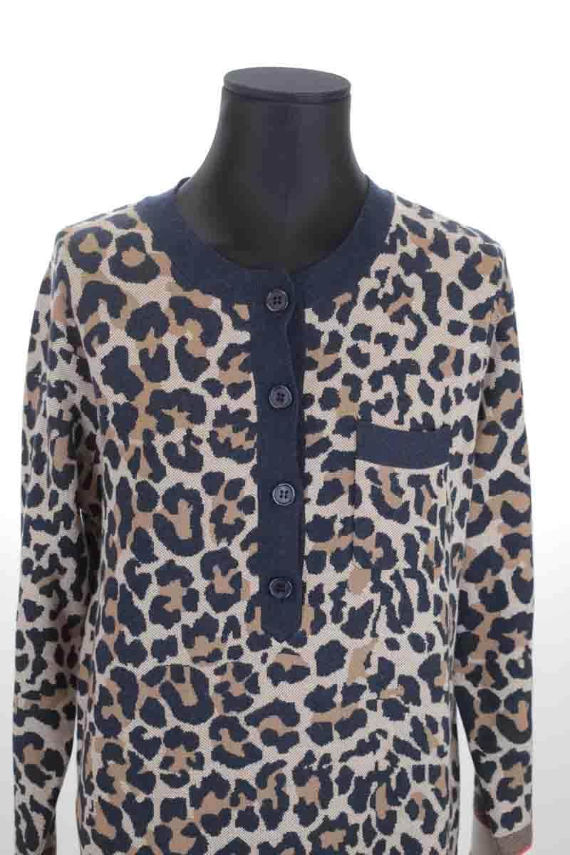 Robe Rodier Marron en Polyester
