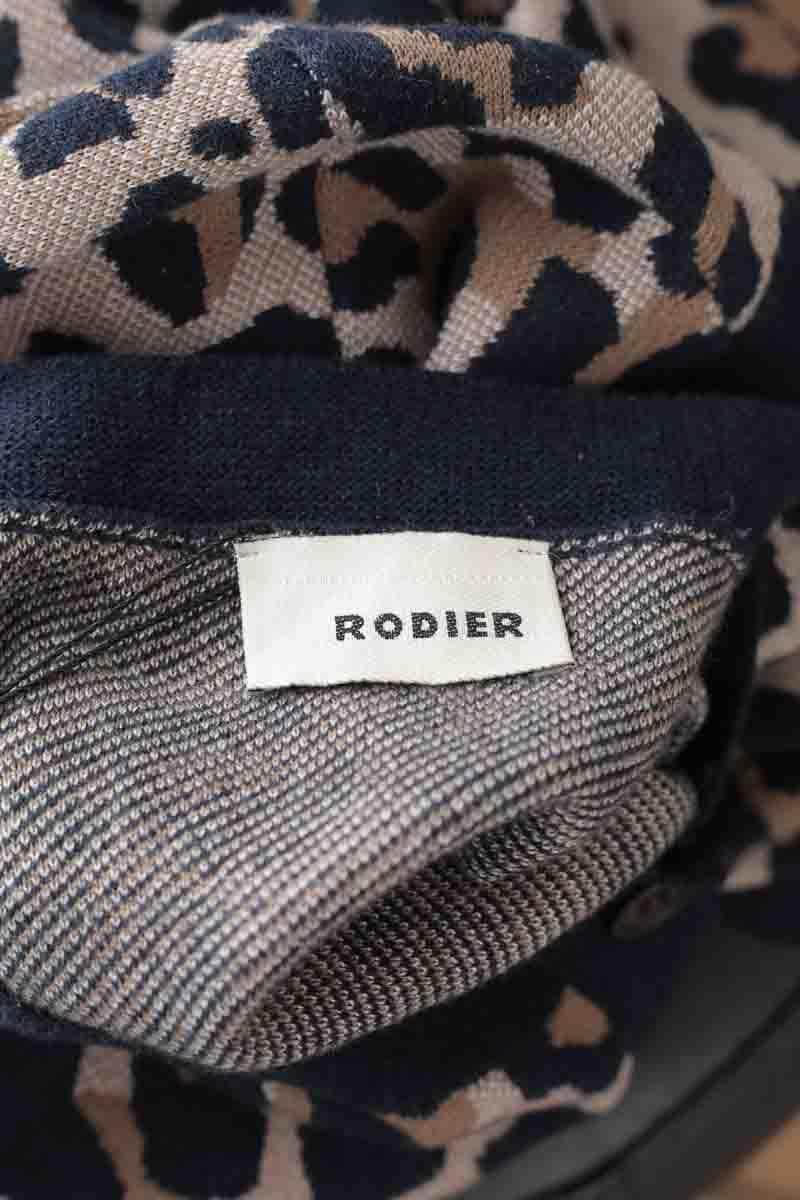 Robe Rodier Marron en Polyester
