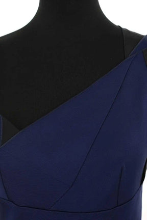 Robe Roland Mouret Bleu en Synthétique