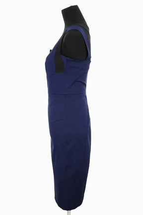 Robe Roland Mouret Bleu en Synthétique