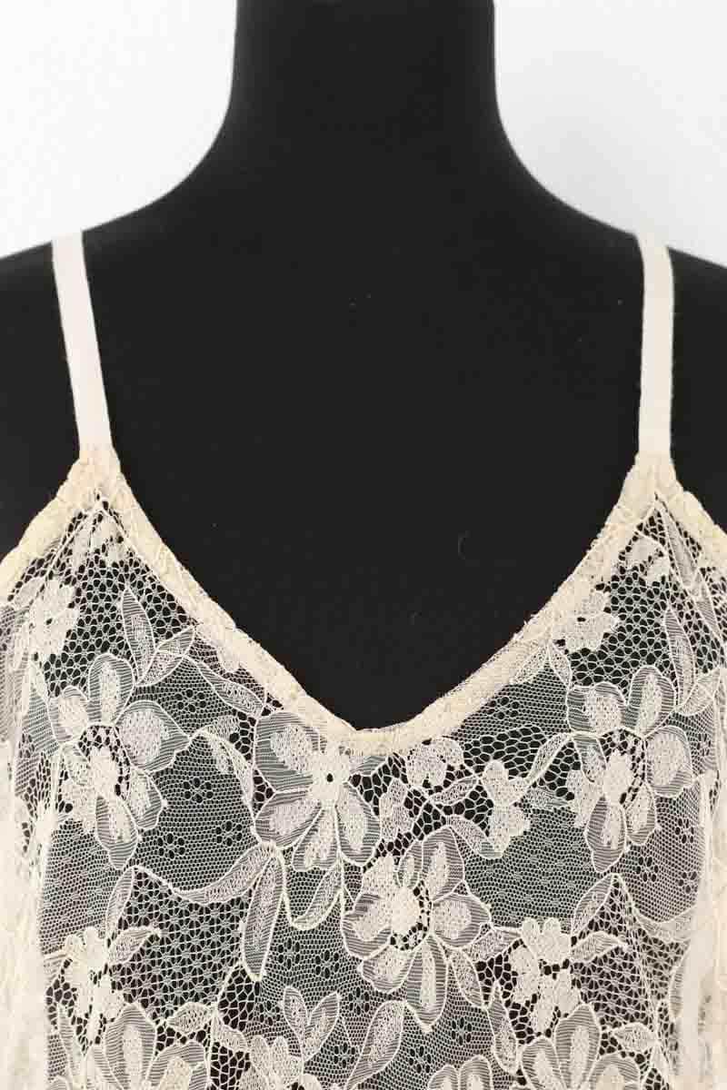 Robe Roseanna Beige en Synthétique