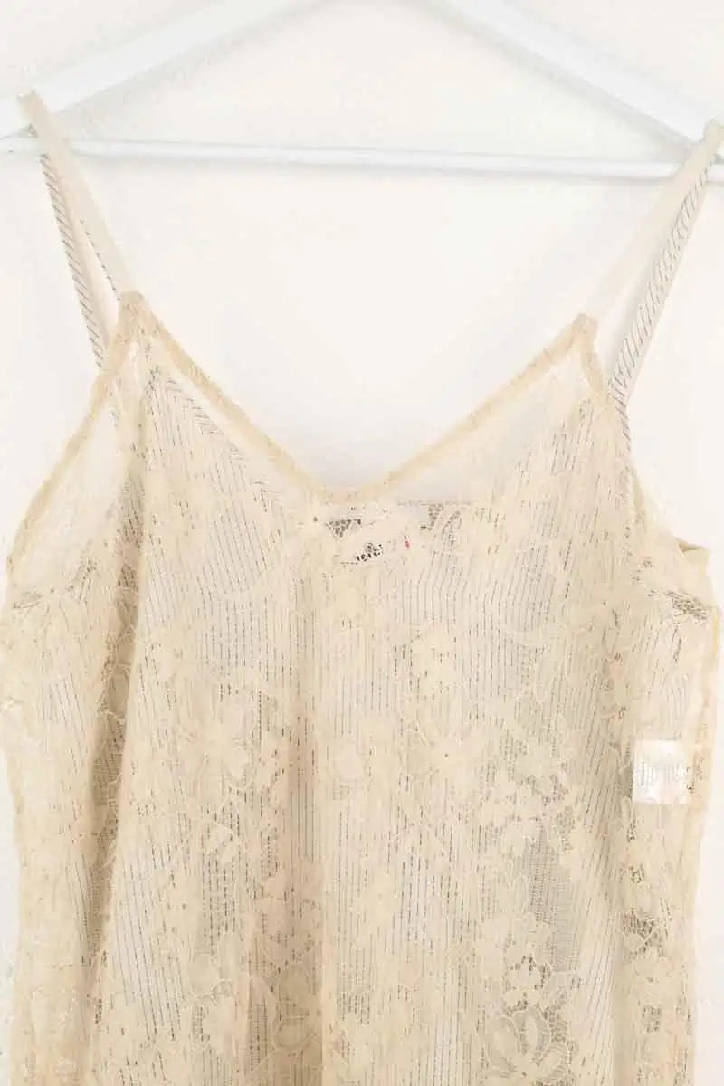 Robe Roseanna Beige en Synthétique
