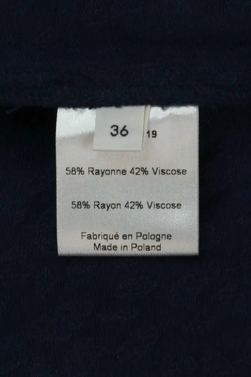 Robe Roseanna Marine en Viscose