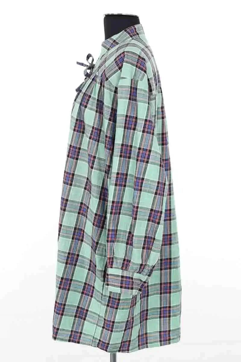 Robe Roseanna Vert en Coton