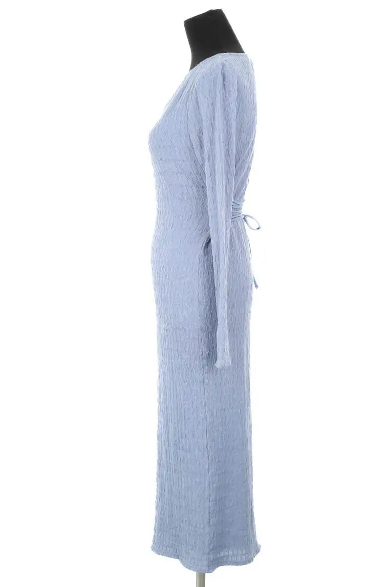 Robe Rouje Bleu en Coton
