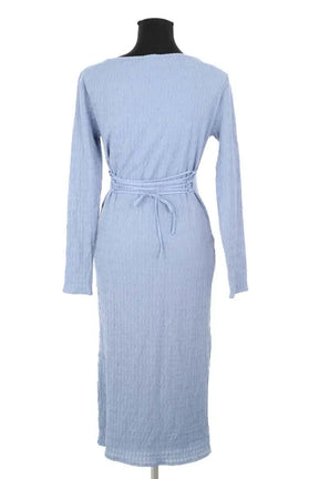 Robe Rouje Bleu en Coton