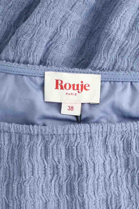 Robe Rouje Bleu en Coton