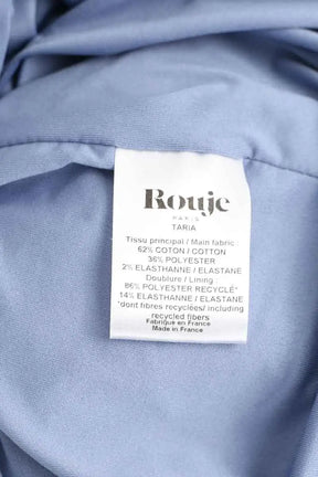 Robe Rouje Bleu en Coton
