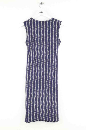 Robe Rouje Bleu en Coton