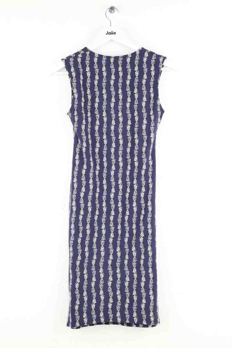 Robe Rouje Bleu en Coton