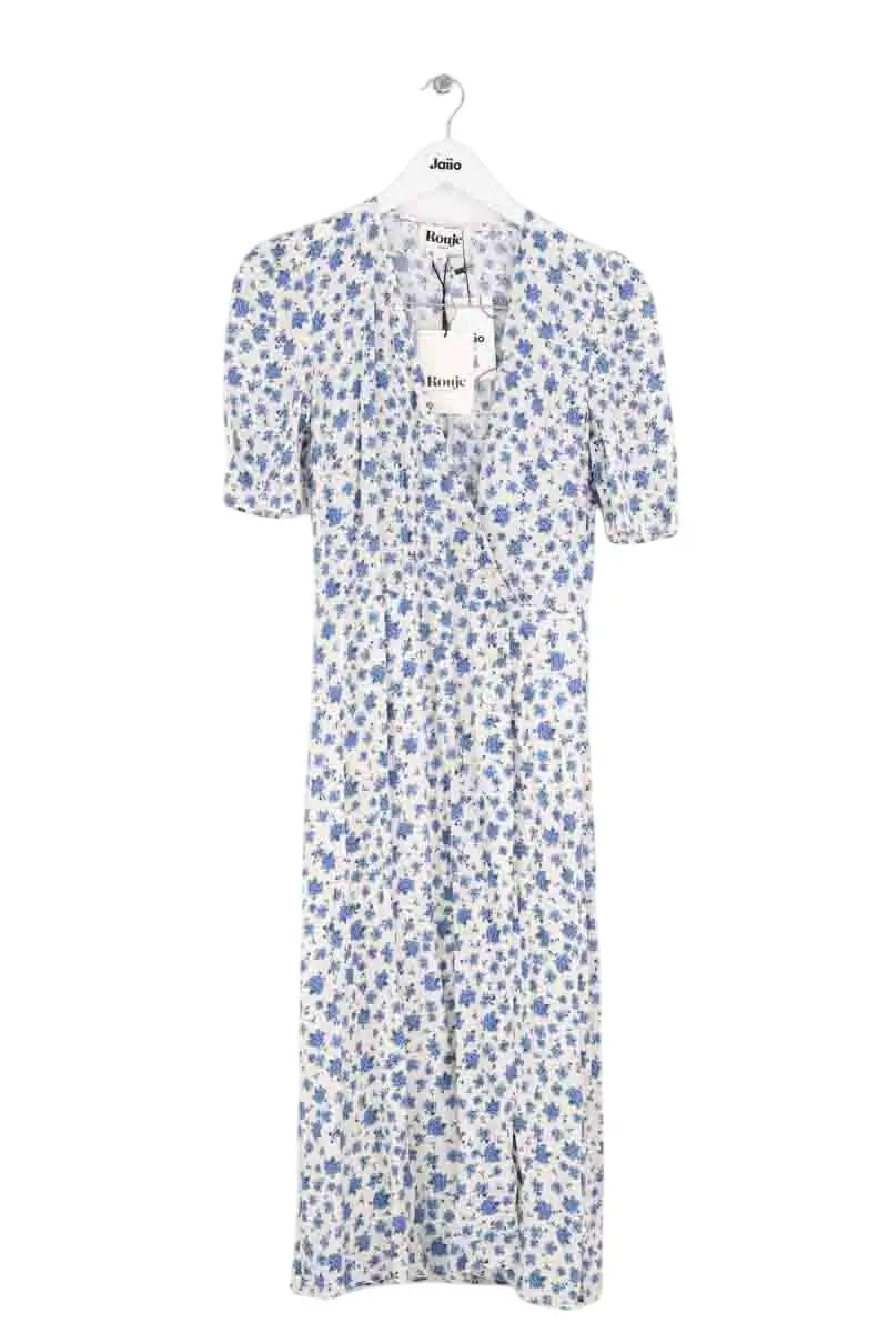 Robe Rouje Gabin Bleu en Viscose, taille S - Seconde Main