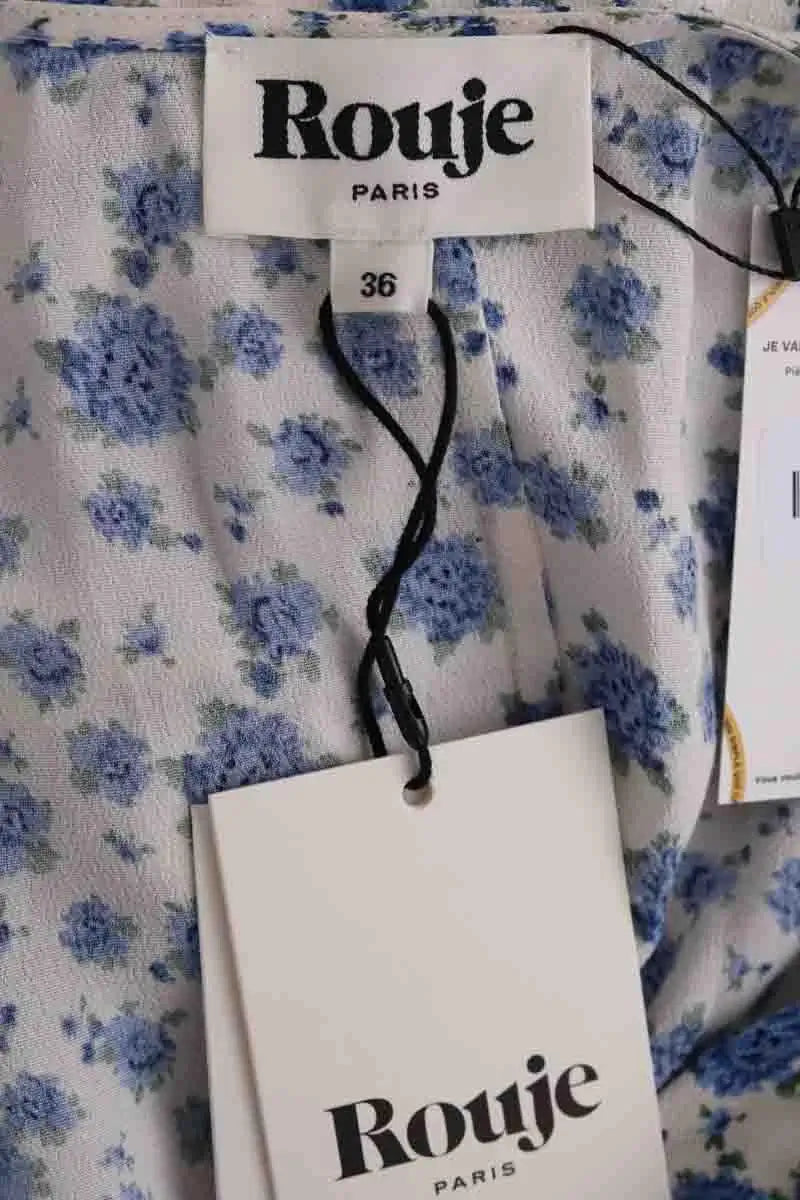 Robe Rouje Gabin Bleu en Viscose