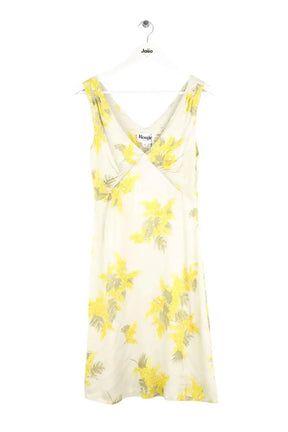 Robe Rouje Jaune en Synthétique, taille M - Seconde Main