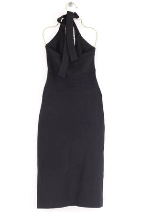 Robe Rouje Kasia Noir en Viscose