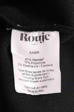 Robe Rouje Kasia Noir en Viscose