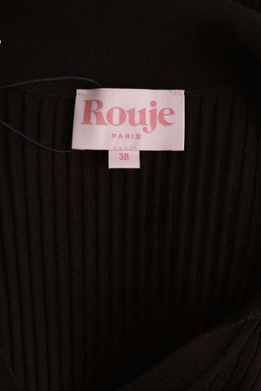 Robe Rouje Marron en Synthétique
