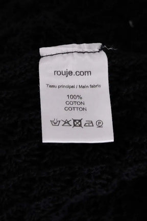 Robe Rouje Noir en Coton