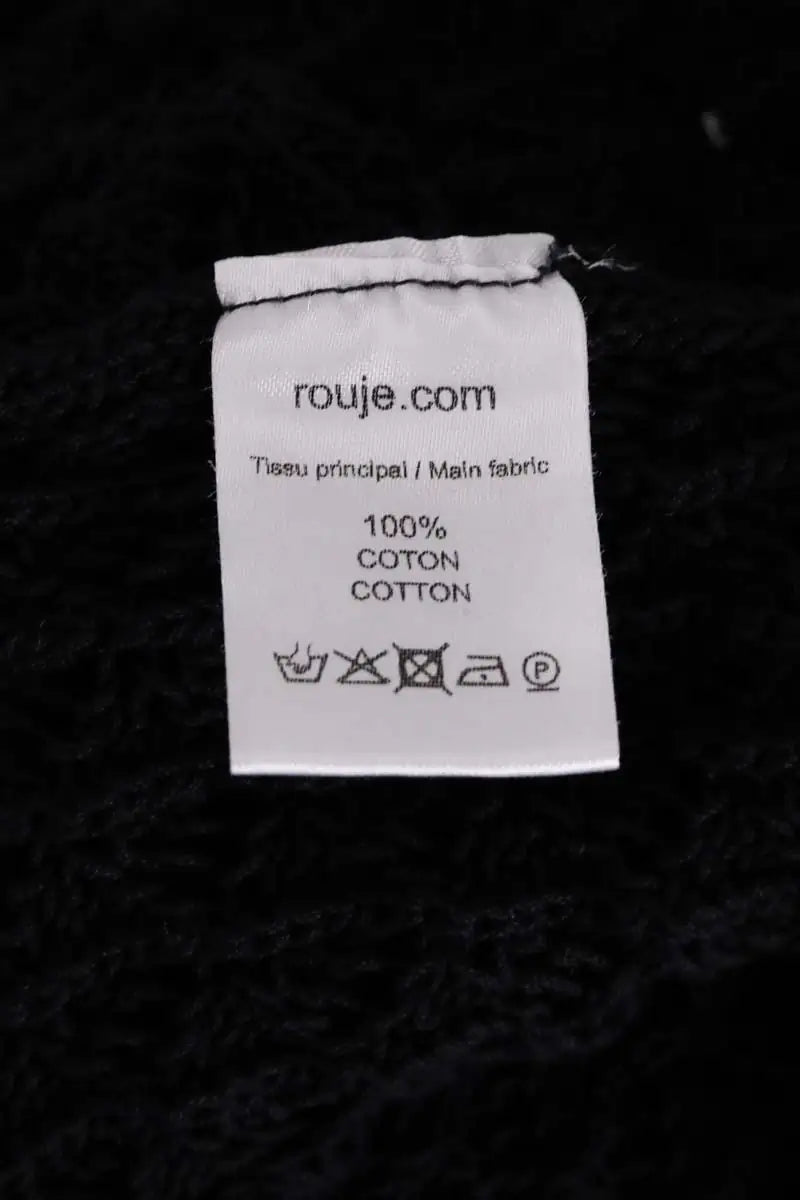 Robe Rouje Noir en Coton