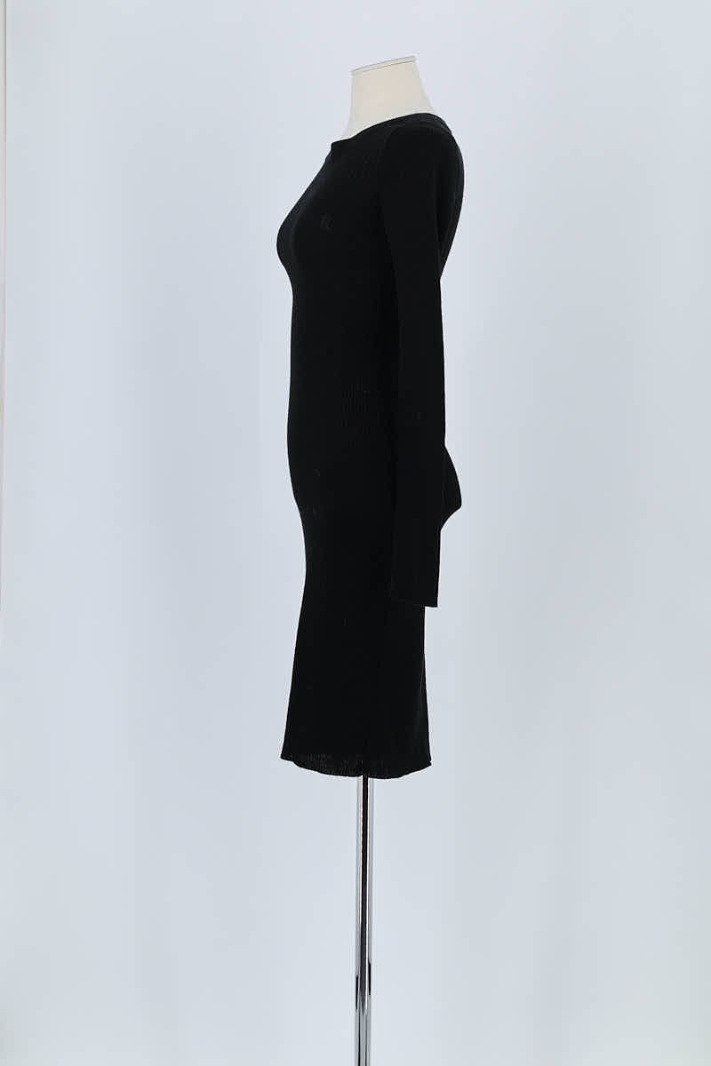 Robe Rouje Noir en Laine