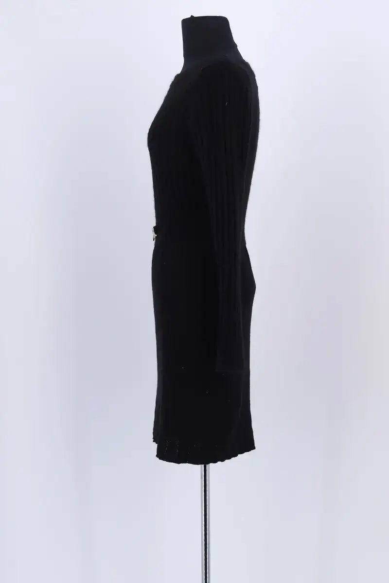 Robe Rouje Noir en Laine